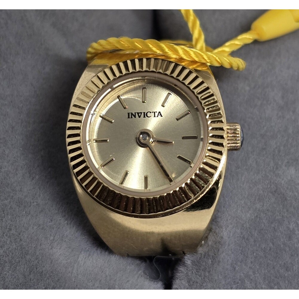 Invicta Mini Angel Women's Ring Watch 16.5mm Gold 48947